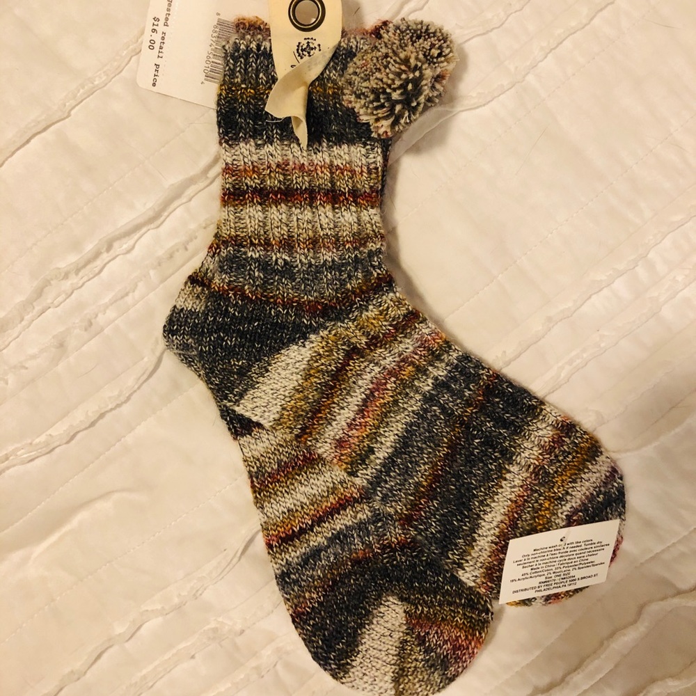 Free People Ivory Comb Cozy Socks